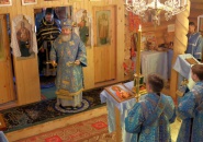 Преосвященнейший епископ Мстислав, совершил Литургию в храме Смоленской иконы Божией Матери с. Винницы
